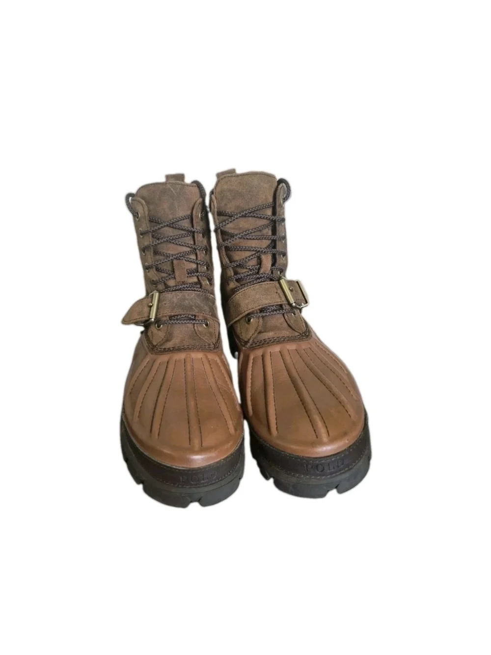 Polo by Ralph Lauren Oslo High Brown Waterproof Leather Lace-Up Men's Boots
